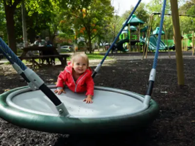 Toddler at park